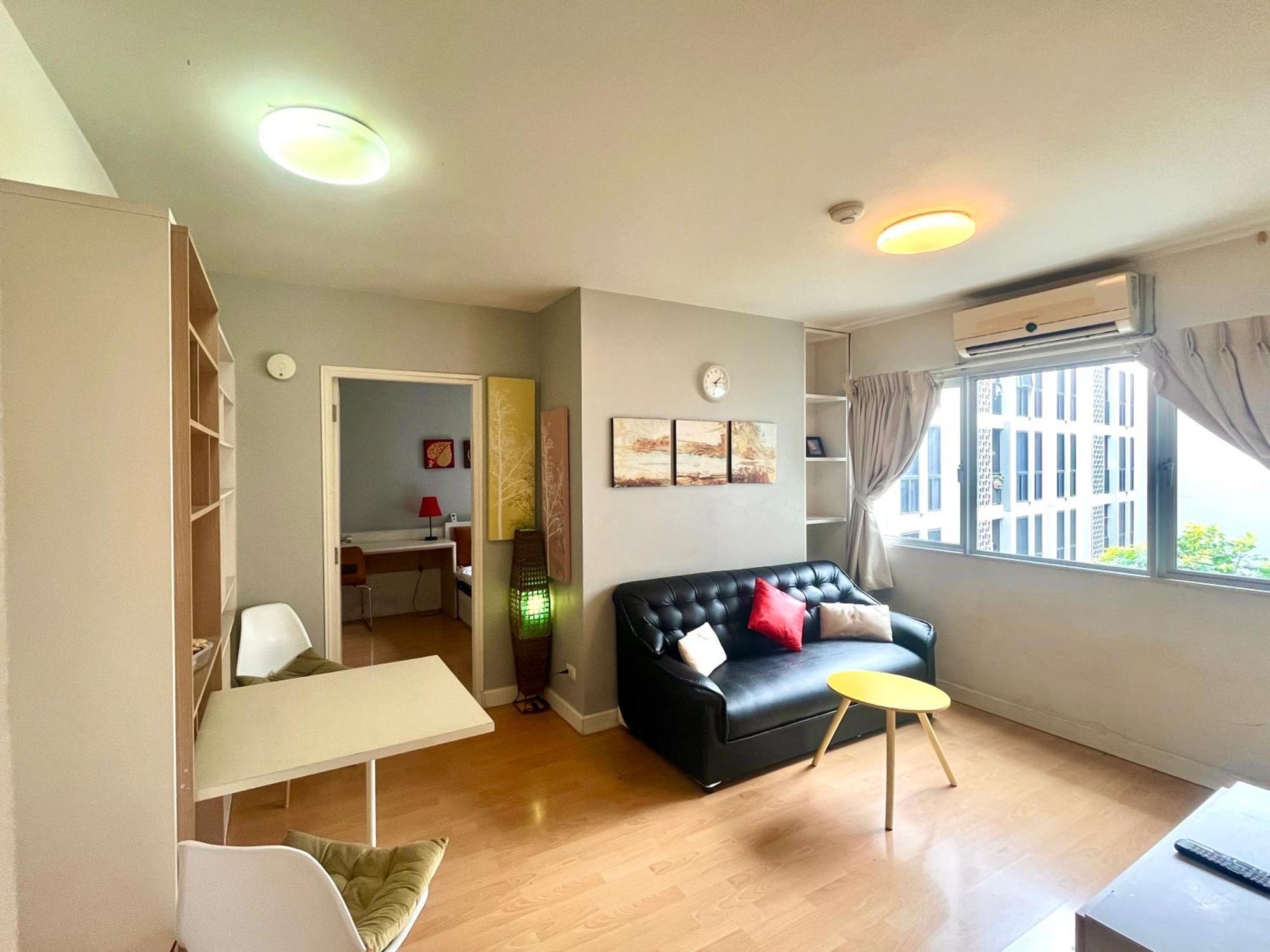 1Br Condo 5 Min To Bts 1000Mbps Fiber Wi-Fi Bangkok Extérieur photo