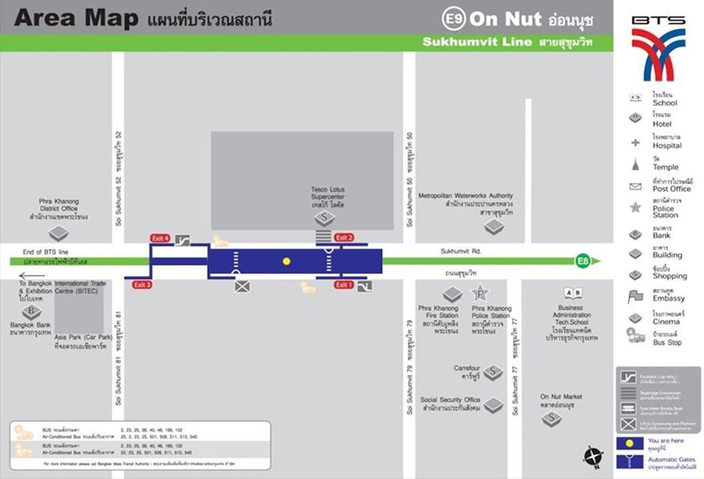 1Br Condo 5 Min To Bts 1000Mbps Fiber Wi-Fi Bangkok Extérieur photo